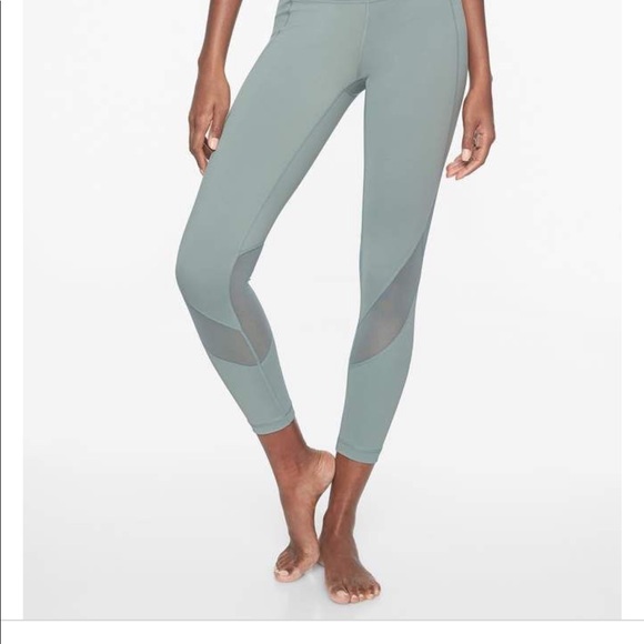 athleta olive green leggings